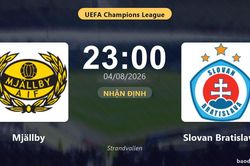 Nhận định Mjällby vs Slovan Bratislava: đội hình dự kiến