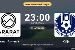 Nhận định Ararat-Armenia vs Celje: đội hình dự kiến
