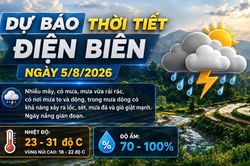 Bản tin Dự báo thời tiết ngày 5/8/2026