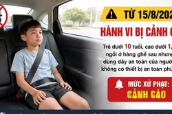 Không phải “hoãn phạt ghế trẻ em”: Quy định mới từ 15/8 cha mẹ cần biết