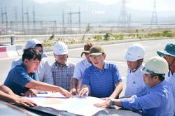 Đoàn công tác Bộ Nông nghiệp và Môi trường khảo sát thực địa khu vực Dự án Muối Quán Thẻ