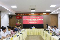 Đoàn kiểm tra của Tỉnh ủy Lào Cai làm việc với Ban Thường vụ Đảng ủy phường Nghĩa Lộ