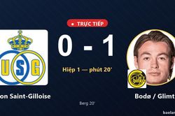 TRỰC TIẾPTrực tiếp Union Saint-Gilloise vs Bod&oslash; / Glimt: Bod&oslash; / Glimt mở tỷ số