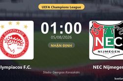 Nhận định Olympiacos F.C. vs NEC Nijmegen: đội hình dự kiến