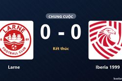 Larne v&agrave; Iberia 1999 chia điểm sau trận cầu kh&ocirc;ng b&agrave;n thắng