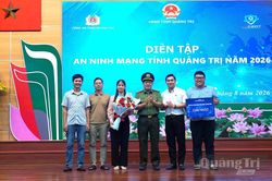 Đội Văn phòng UBND tỉnh đoạt giải Nhất diễn tập an ninh mạng tỉnh Quảng Trị năm 2026
