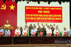 Ký quy chế phối hợp trong lãnh đạo công tác biên phòng