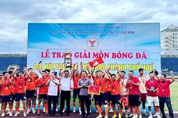 Phường Mỹ Thượng vô địch Giải bóng đá Đại hội Thể dục thể thao thành phố
