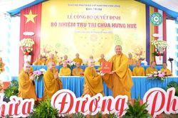 Vĩnh Long: Bổ nhiệm Đại đức Thích Trí Thành trụ trì chùa Hưng Huệ