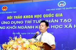 Đưa AI vào đào tạo, nghiên cứu và giải quyết các bài toán thực tiễn của khối ngành khoa học xã hội
