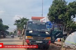 Phúc Thọ (Hà Nội): Từ hiện trường công trình Tỉnh lộ 418 đến hành trình xe chở trạc thải
