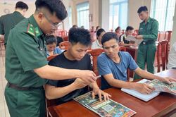 Đồn Biên phòng Ngọc Côn triển khai mô hình chuyển đổi số truyên truyền giáo dục pháp luật, giữ gìn an ninh trật tự