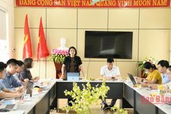 Phường Nùng Trí Cao kiểm tra tiến độ xây dựng Trường Tiểu học Nùng Trí Cao