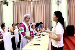 Hơn 100 c&aacute;n bộ, hội vi&ecirc;n phụ nữ được tập huấn kiến thức khởi nghiệp v&agrave; chuyển đổi số