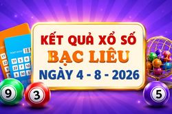 XSBL 4/8 - Kết quả xổ số Bạc Li&ecirc;u h&ocirc;m nay 4/8/2026