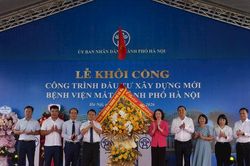 Khởi công Dự án xây dựng Bệnh viện Mắt Hà Nội 250 giường bệnh tại phường Phú Lương