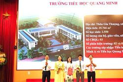 Xã Quang Minh công bố quyết định thành lập các cơ sở giáo dục công lập