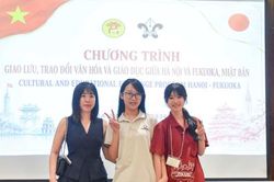 Hà Nội đón đoàn học sinh Nhật Bản trải nghiệm văn hóa