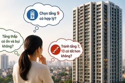 Đau đầu về việc chọn tầng khi mua chung cư