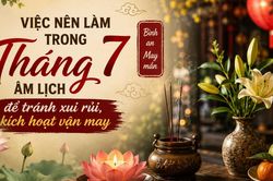 5 việc nhiều người làm trong tháng 7 âm lịch với mong muốn cầu bình an
