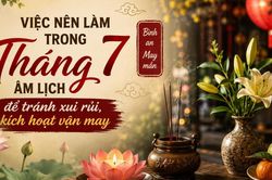 5 việc nhiều người làm trong tháng 7 âm lịch với mong muốn cầu bình an