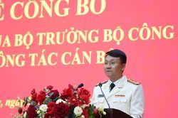 Đại t&aacute; L&ecirc; Hồng Giang được bổ nhiệm giữ chức Ph&oacute; Gi&aacute;m đốc C&ocirc;ng an tỉnh Cao Bằng