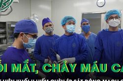 Lồi mắt, chảy máu cam, bé trai 14 tuổi phát hiện khối u hiếm chèn ép sát động mạch cảnh
