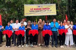 Khánh thành công trình đường giao thông nông thôn tại Vĩnh Long