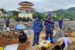 V&ugrave;ng Cảnh s&aacute;t biển 2 tham gia lấy mẫu sinh phẩm phục vụ x&aacute;c định danh t&iacute;nh liệt sĩ tại Quảng Ng&atilde;i