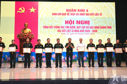 Qu&acirc;n khu 4: Nhiều c&aacute;ch l&agrave;m hiệu quả trong t&igrave;m kiếm, quy tập, x&aacute;c định danh t&iacute;nh h&agrave;i cốt liệt sĩ