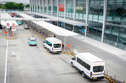 Sân bay Nội Bài điều chỉnh làn đón xe dịch vụ tại Nhà ga T1