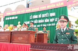 Bộ CHQS tỉnh Quảng Ngãi: Công bố Quyết định thành lập Tiểu đoàn Hỗn hợp Lý Sơn