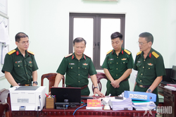 Bộ Tổng Tham mưu kiểm tra c&ocirc;ng t&aacute;c bảo mật hệ thống th&ocirc;ng tin qu&acirc;n sự của Bộ CHQS tỉnh Quảng Trị
