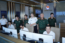 Thượng tướng Nguyễn Quang Ngọc làm việc với Tổng công ty Tân Cảng Sài Gòn