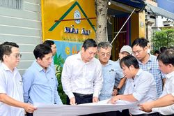 Khảo sát 4 dự án thuộc chương trình chỉnh trang đô thị khu vực bờ Nam Kênh Đôi