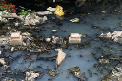 Cuộc sống ngột ngạt bên mương đen, bãi rác ở Tứ Liên