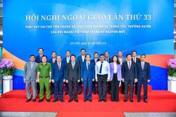 To&agrave;n cảnh Phi&ecirc;n họp Ngoại giao khoa học c&ocirc;ng nghệ g&oacute;p phần kiến tạo năng lực ph&aacute;t triển quốc gia