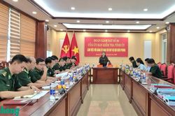 Đoàn giám sát của Ủy ban Kiểm tra Tỉnh ủy Quảng Trị làm việc với Đảng ủy Bộ đội Biên phòng tỉnh