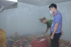 Hưng Yên: Phát hiện gần 1 tấn thịt lợn nhiễm dịch tả lợn châu Phi tại cơ sở sơ chế