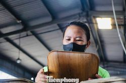 Lá bàng biển của Việt Nam làm thành đĩa, được bán khắp châu Âu