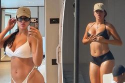 Bạn gái người mẫu của Ronaldo gây sốt khi tung ảnh mặc bikini đáp trả antifan