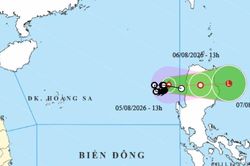 Bão số 3 tiếp tục đổi hướng sau khi hình thành trên Biển Đông