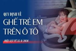 Từ 15/8, chở trẻ em tr&ecirc;n &ocirc; t&ocirc; như thế n&agrave;o sẽ bị phạt tiền?