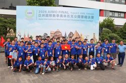 Đo&agrave;n học sinh Việt Nam gi&agrave;nh được hơn 200 huy chương, giải thưởng tại AIMO quốc tế 2026