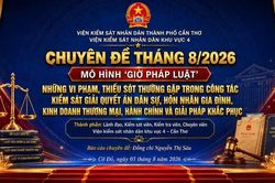 VKSND Khu vực 4 Cần Thơ n&acirc;ng cao kỹ năng kiểm s&aacute;t qua m&ocirc; h&igrave;nh 'Giờ ph&aacute;p luật'