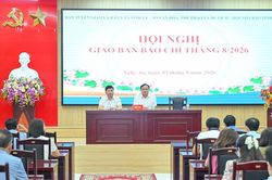 Nghệ An tổ chức Hội nghị Giao ban báo chí tháng 8/2026