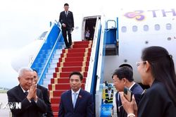 Chủ tịch Quốc hội kiêm Chủ tịch Hạ viện Vương quốc Thái Lan bắt đầu thăm Việt Nam