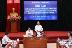 Phương án tổ chức thi lại tại điểm thi trường THPT Chuyên Tuyên Quang được xem xét kỹ lưỡng