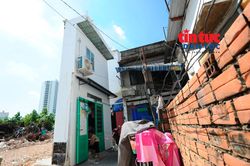 Nhà 'siêu mỏng' xuất hiện sau giải phóng mặt bằng rạch Xuyên Tâm