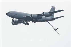 Máy bay tiếp dầu KC-135 được 'cấy' đuôi mới sau vụ va chạm trong xung đột Iran